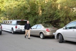 library 510 illegally parked cars opposit Brentwood library entrance